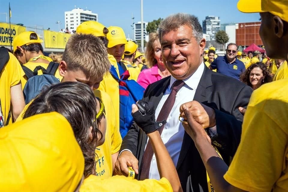 Laporta cree que el 'Caso Negreira' es una campaña en contra del Barcelona.