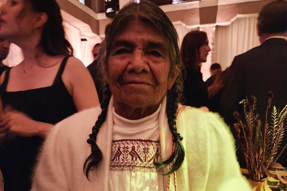 Martina de la Cruz, de 84 años, y oriunda de Hidalgo.