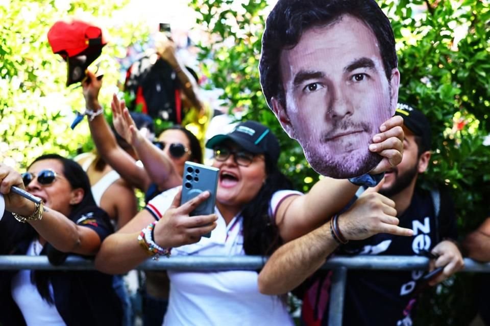 Sergio Pérez es de los pilotos más ovacionados en Austin.