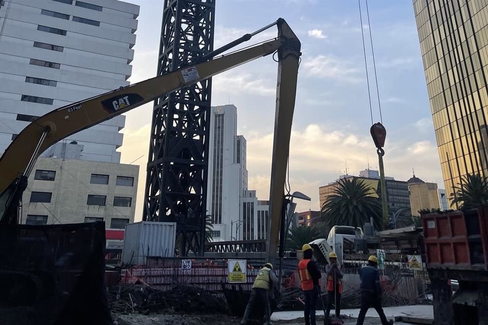 Activistas señalaron que la construcción del Archivo Nacional Agrario, en Juárez 92, genera contaminación auditiva, por lo que urgieron a la PAOT a investigar.