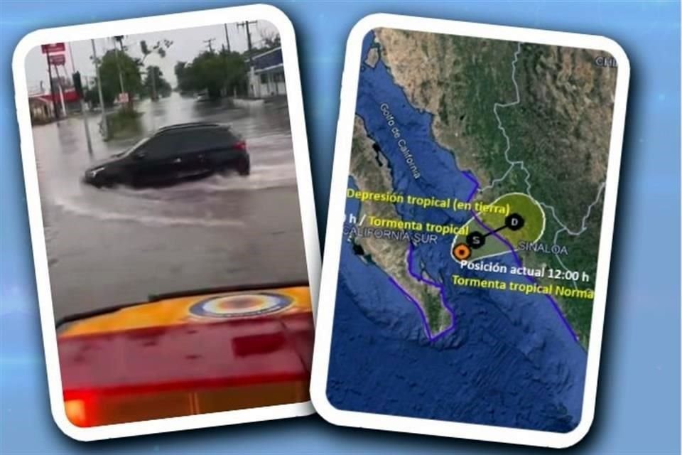 La tormenta tropical 'Norma' se prevé impacte la tarde o noche de este 22 de octubre en el norte de Sinaloa.