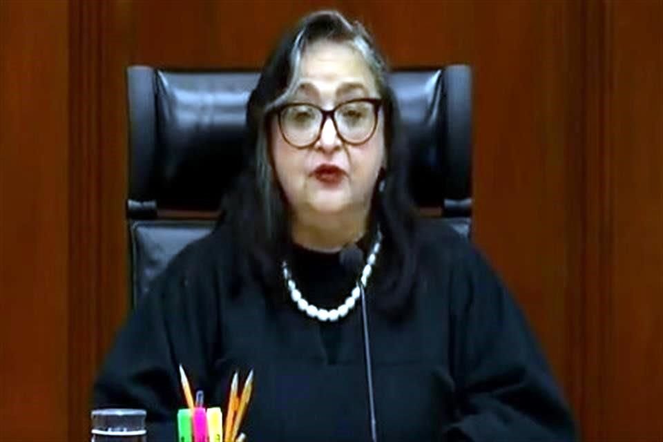 La Ministra Norma Piña dio un mensaje al iniciar la sesión de la Corte.