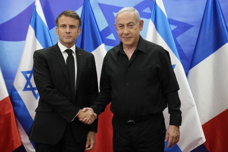 El Primer Ministro israelí Benjamin Netanyahu se reunió con el Presidente de Francia, Emmanuel Macron, en Jerusalén.