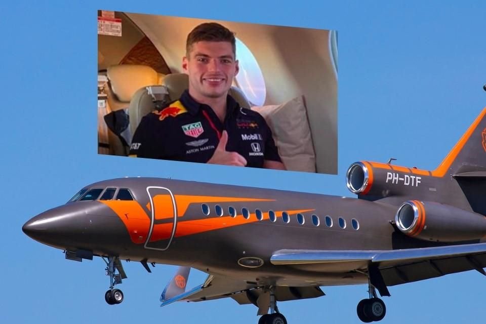 Max Verstappen aterrizó en el Aeropuerto Internacional Felipe Ángeles a bordo de su jet privado, un Falcon-900EX de 15 millones de dólares.
