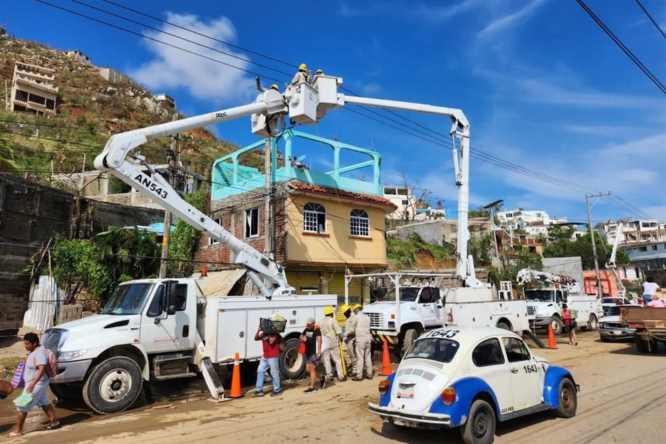 El restablecimiento de luz tardaría hasta dos meses.