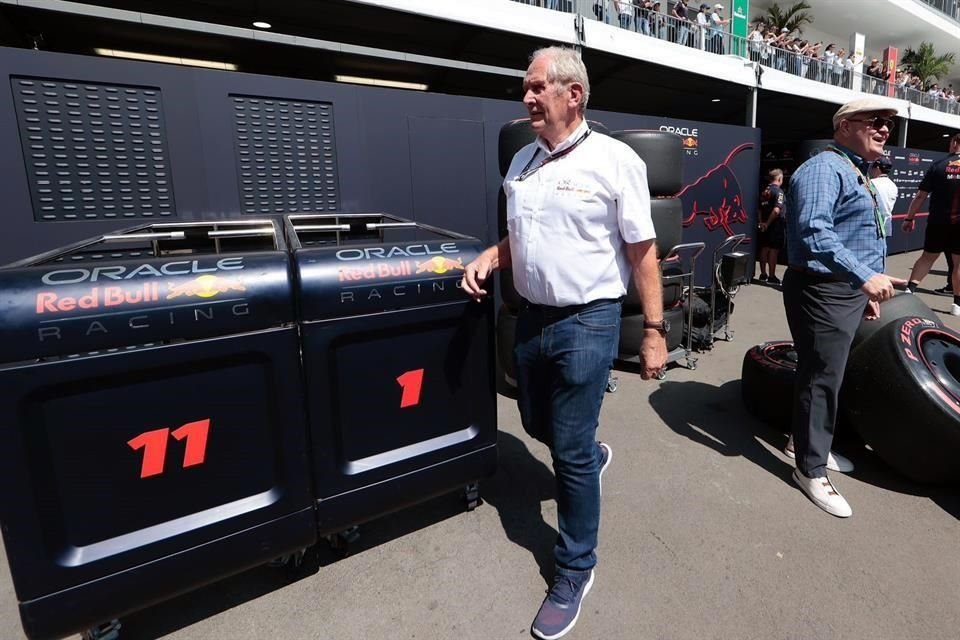 Helmut Marko, asesor de la escudería Red Bull, lució con confianza ante la opción de que Red Bull haga una buena calificación.