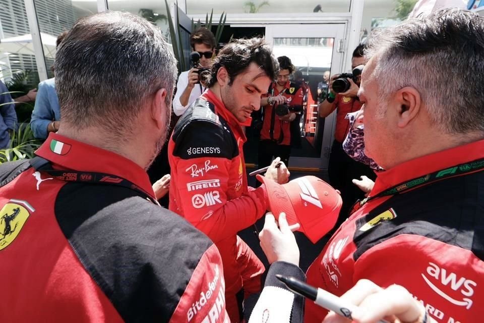 Tras la práctica 3, el español de Ferrari, Carlos Sainz, terminó un poco molesto por el accionar de Lance Stroll.