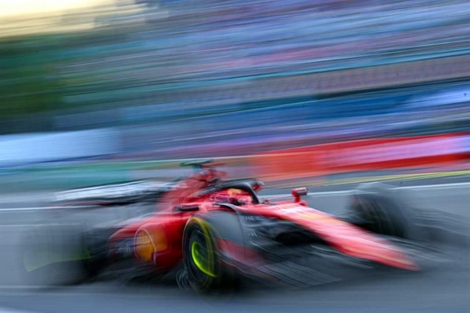 Charles Leclerc tomó la pole position del Gran Premio de México.