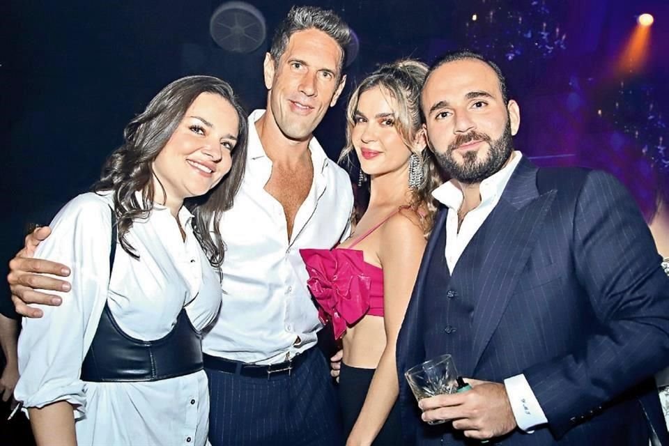 Elena Danu, Toño Moreno, Mariana Díaz y Yamil Mafud