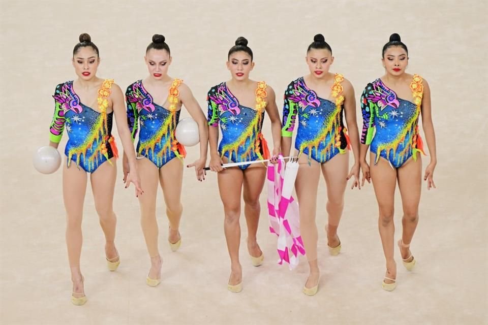 Hace un mes el equipo de gimnasia rítmica escapó del conflicto bélico en Israel; hoy consiguió la plata panamericana y pase olímpico a París.
