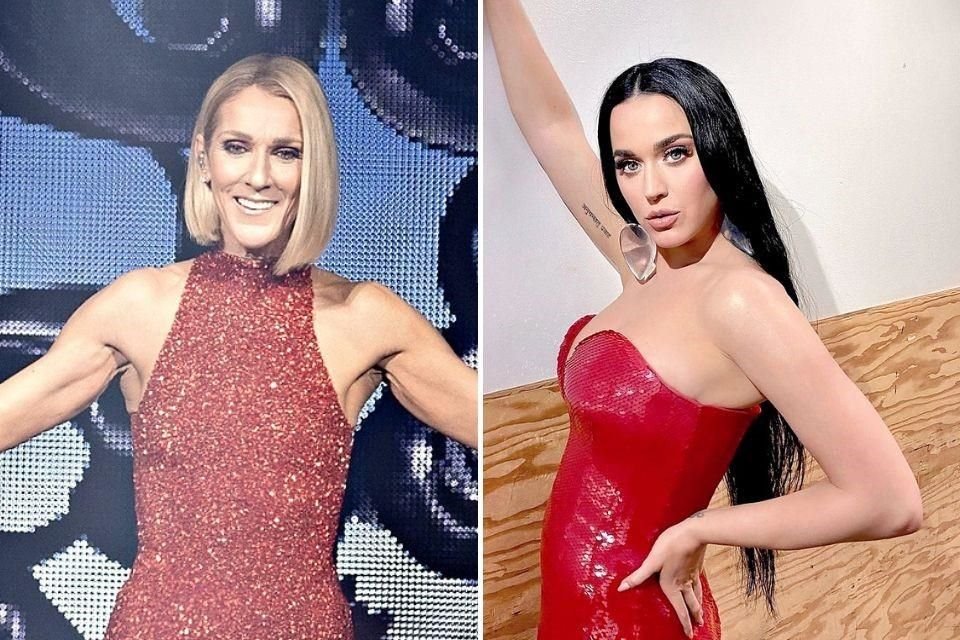 Céline Dion sorprendió a los asistentes de la residencia de Katy Perry en Las Vegas, al lucir radiante y alegre previo al show.