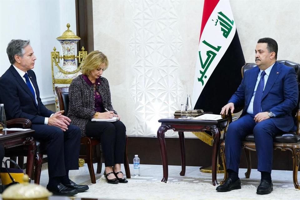 El Secretario Antony Blinken se reunió con el Primer Ministro de Irak Mohamed Shia al-Sudani durante una visita en Bagdad.