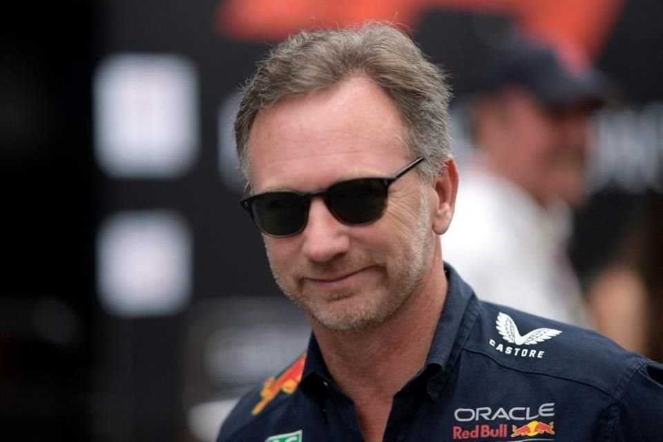 Christian Horner alabó la actuación del piloto mexicano en Brasil.