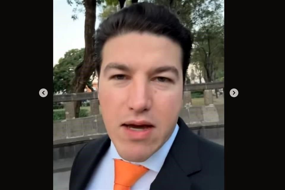 Samuel García informó que se encuentra en la Capital del País.