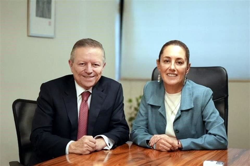 Arturo Zaldívar y Claudia Sheinbaum.