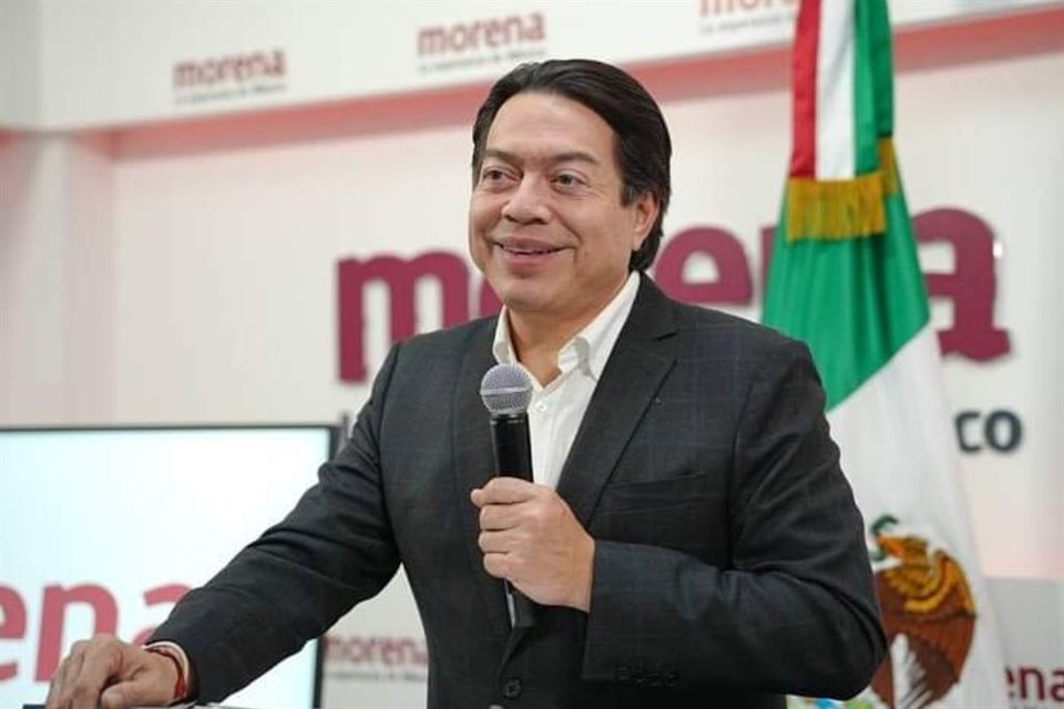 Mario Delgado, líder nacional de Morena.