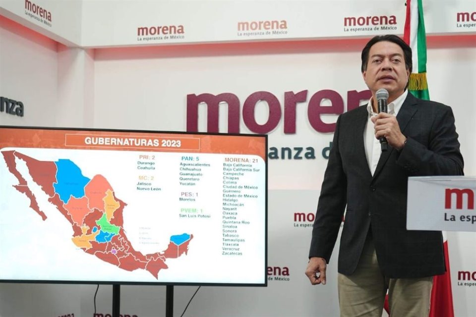  Mario Delgado, líder nacional de Morena. 