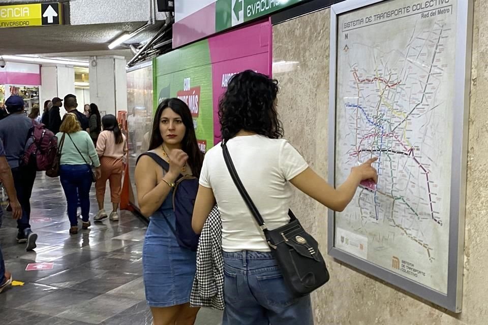 La confusión por las rutas alternas y las estaciones provisionales, está latente en los usuarios de la Línea 1 del Metro.