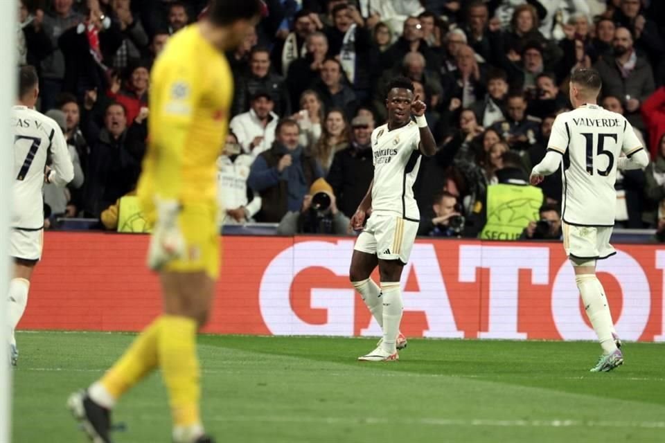 El premio para Vinícius Jr. fue anotar el segundo.