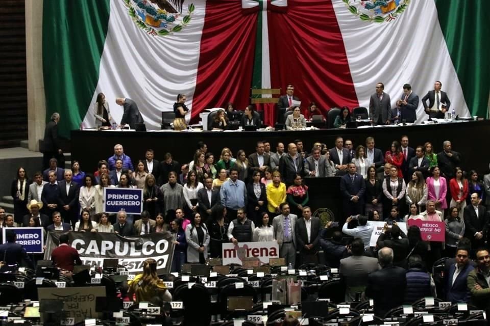 Sesión Ordinaria en la Camara de Diputados, a donde se discute el presupuesto de egresos.