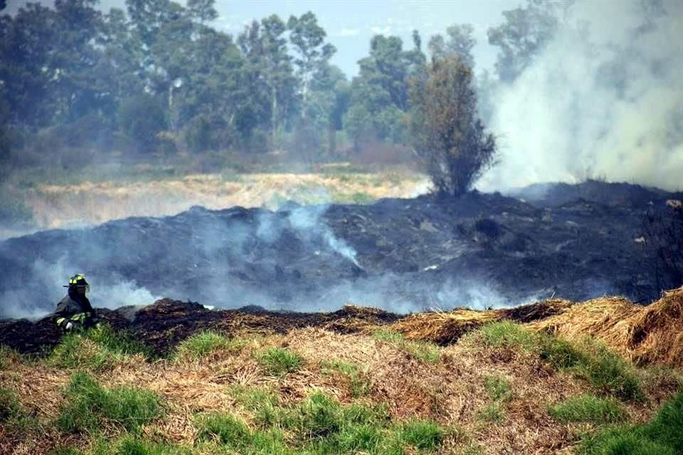 'No existe riesgo a la población. Continuamos laborando en el lugar', informó la institución. 