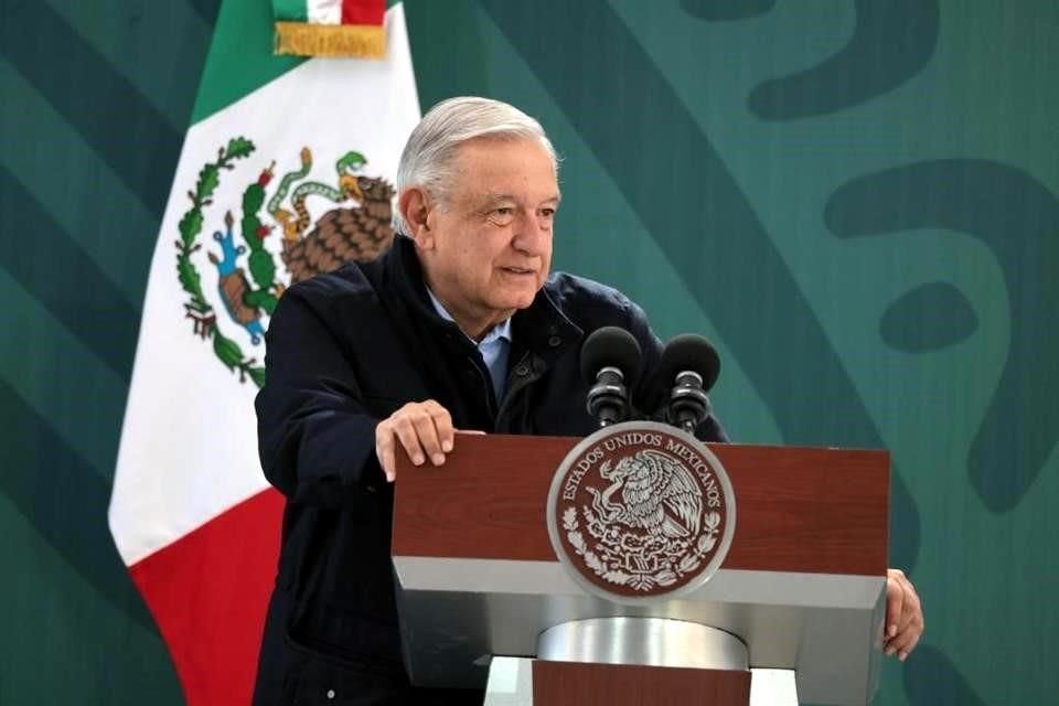 AMLO en conferencia mañanera desde Tijuana, Baja California.