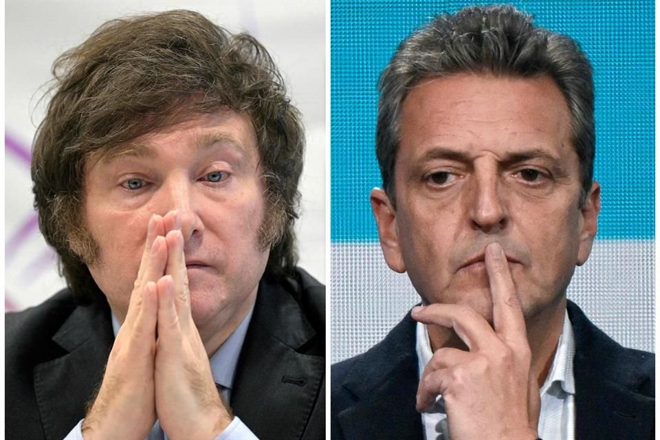 Los candidatos a la Presidencia de Argentina, Javier Milei y Sergio Massa, se enfrentarán este domingo en un debate previo a la segunda vuelta electoral.