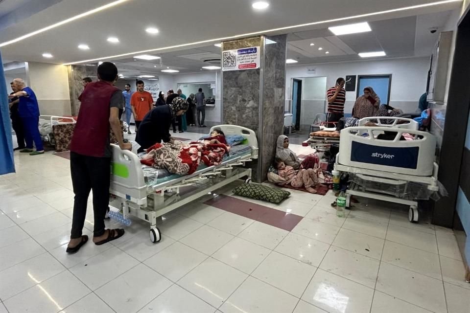 Pacientes en el hospital Al Shifa en la ciudad de Gaza, el 10 de noviembre del 2023.