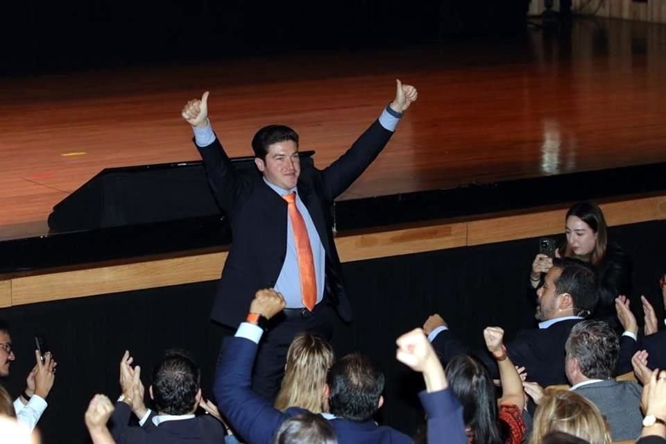 Samuel García, Gobernador de NL, declinó a buscar la Presidencia.