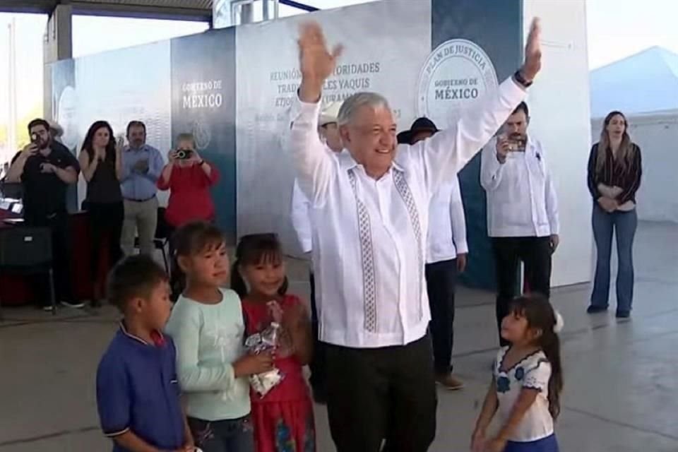 El Presidente realiza una gira en Sonora.