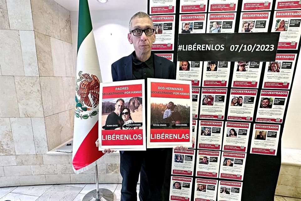 Parientes de personas que fueron tomadas como rehenes por Hamas visitan el País en busca de solidaridad; consideran que el pueblo mexicano entiende lo que es tener familia secuestrada.