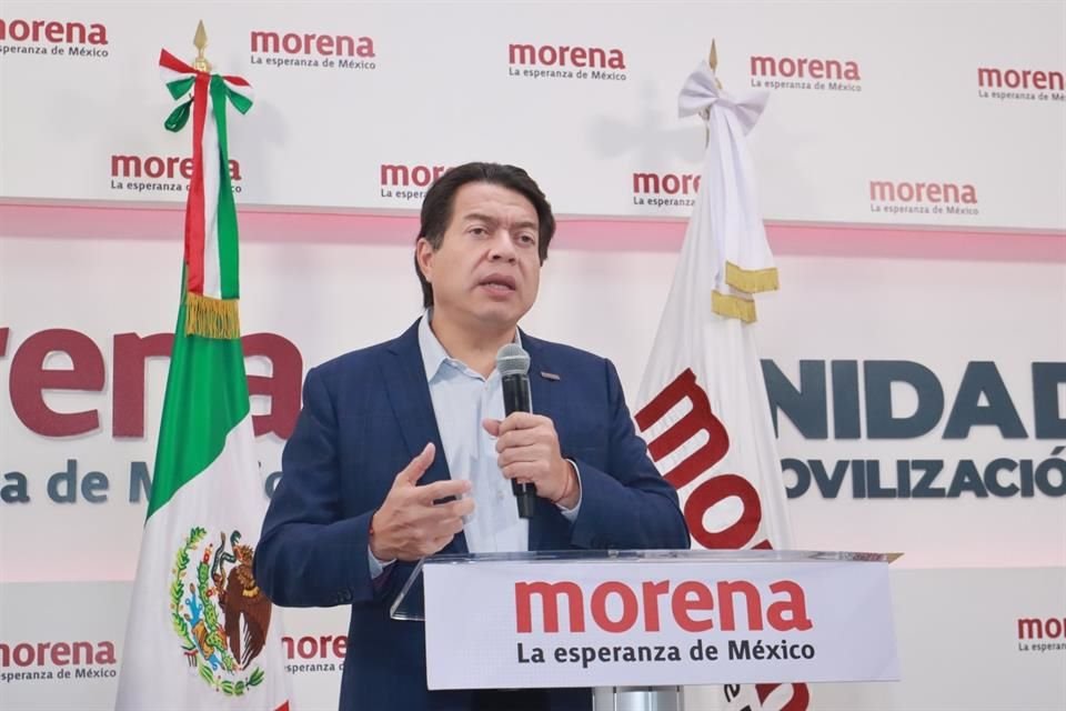 Mario Delgado, líder de Morena.