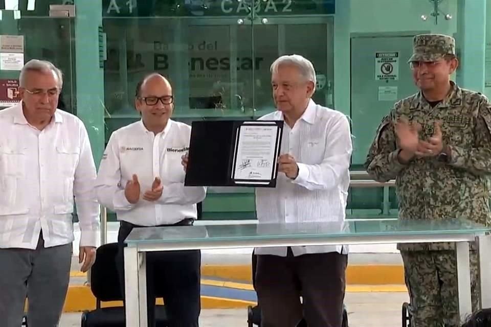 El General Luis Cresencio Sandoval informó que la obra civil quedó terminada, pero también el equipamiento y la estrategia de vigilancia a cargo de la Guardia Nacional.