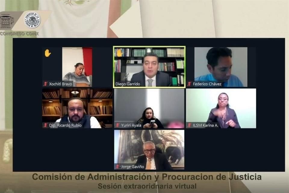 La Comisión de Administración y Procuración de Justicia aprobó el formato para la entrevista de Ernestina Godoy.