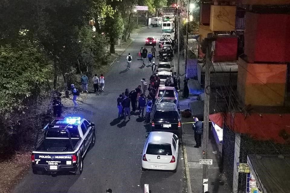 Un hombre fue asesinado en calles de Tlalnepantla.