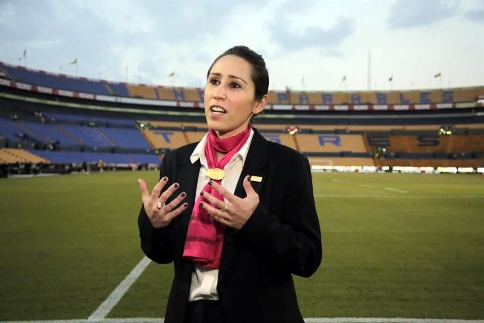 Mariana Gutiérrez, presidenta de la Liga Mx Femenil.