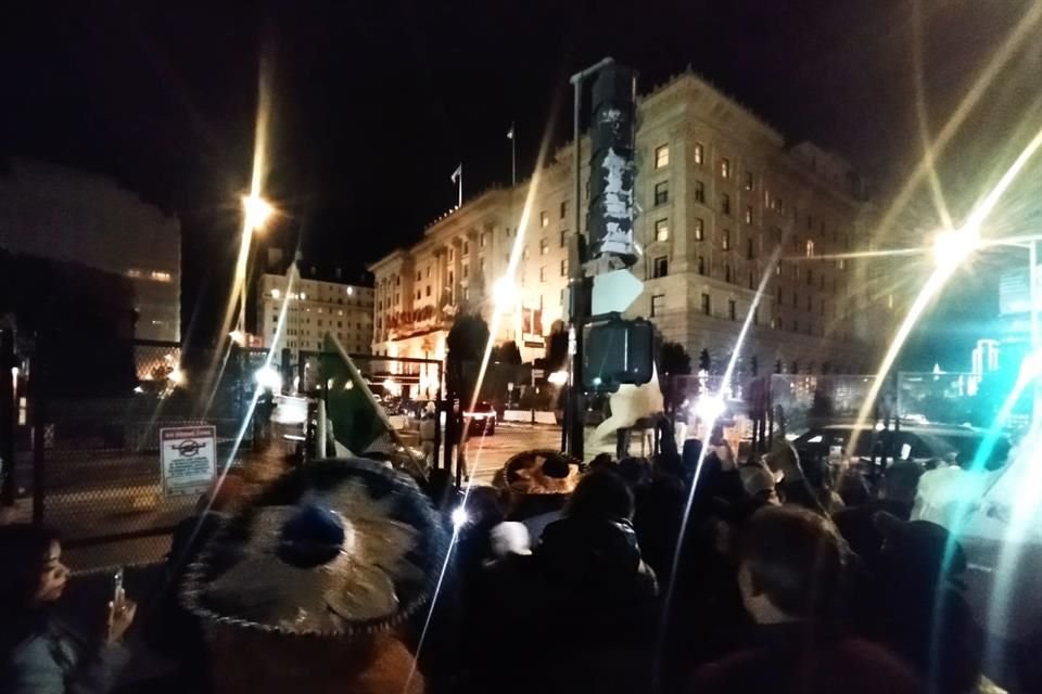 López Obrador llegó anoche a la ciudad de San Francisco.