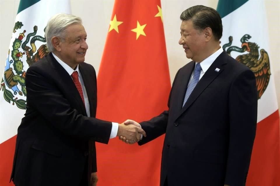 López Obrador se reunió por primera vez con su homólogo chino, Xi Jinping, en San Francisco, en el marco de la Cumbre de APEC.