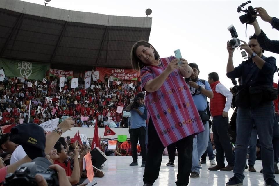 La aspirante presidencial dijo que busca que México vuelva a ser seguro.