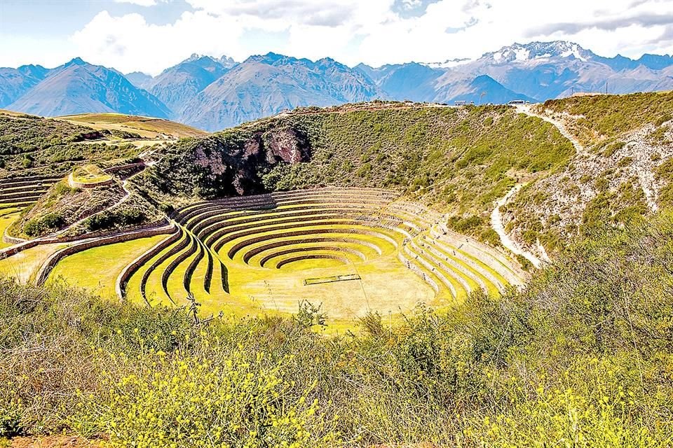 Terrazas agrícolas del Sitio Arqueológico de Moray.