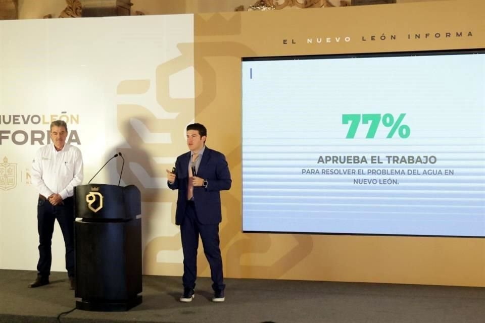 Ante la crisis del agua que azota a Nuevo León, según los resultados de las encuestas del Gobernador, dicen aprobar lo hecho por la crisis hídrica.