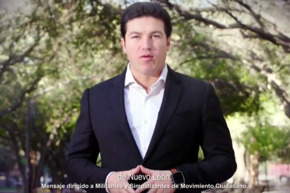 Samuel García publicó un spot en su inicio de precampaña rumbo a la Presidencia.