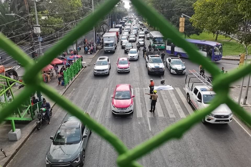 Los comerciantes que trabajan afuera de una escuela primaria ubicada en esta zona comentaron que el responsable fue detenido por testigos.