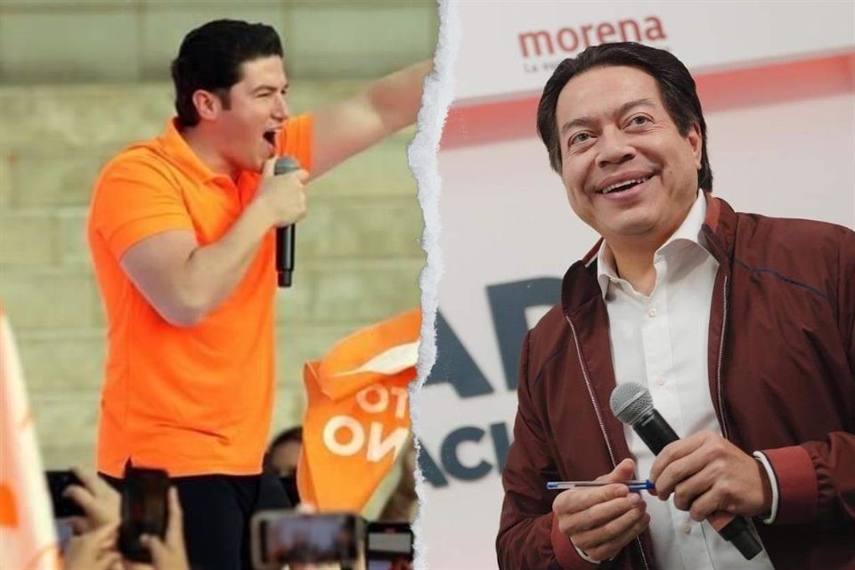 Pese a respaldo de AMLO a Samuel, líder de Morena, criticó a Gobernador de NL y aseguró que será Congreso local quien decidirá al Interino.