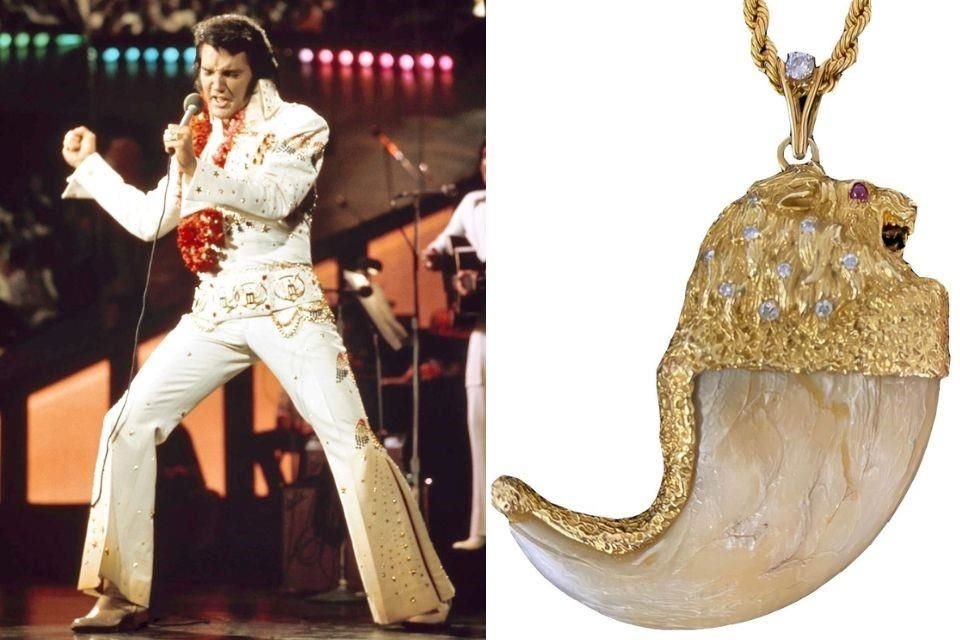 Se estima que el collar del 'Rey' fue usado en más de 30 conciertos.