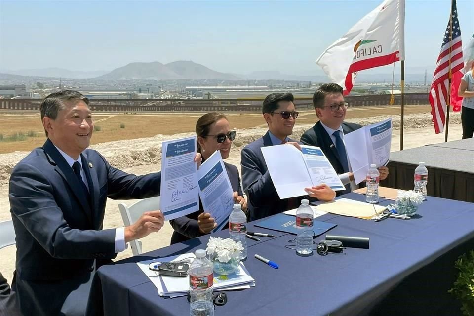 SCT y el Gobierno de California firmaron un acuerdo de nuevos macroproyectos de infraestructura fronteriza.