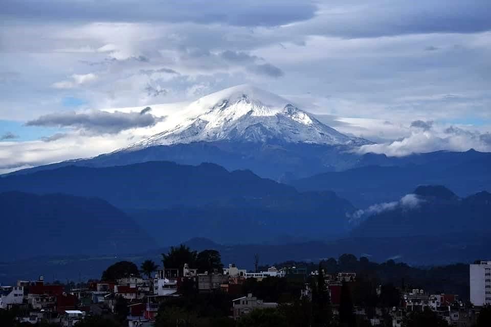 Vista del volcán Pico de Orizaba.