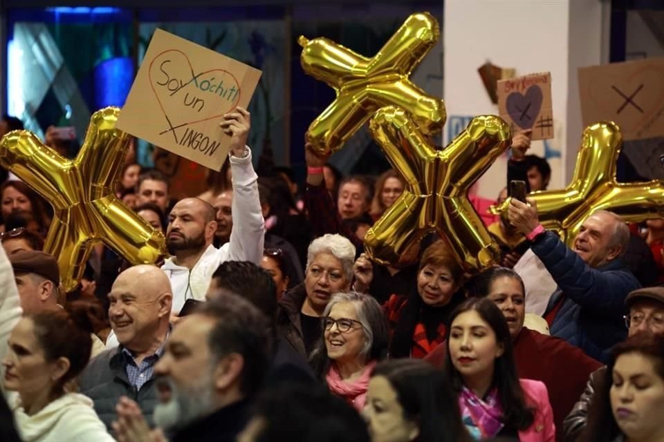 Los simpatizantes de Xóchitl Gálvez se reunieron en un hotel de la colonia Verónica Anzures.