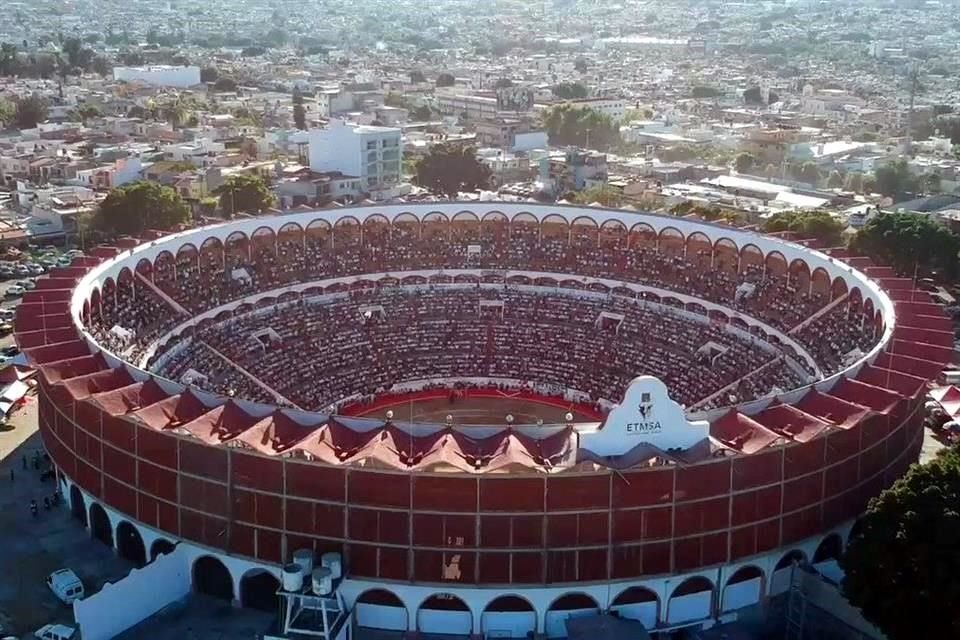 La Plaza de Toros Nuevo Progreso no podrá albergar corridas tras la suspensión provisional ordenada por un juez.