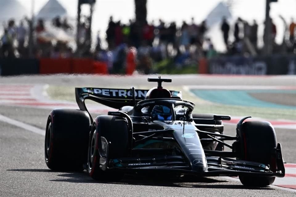 El británico George Russell fue el más rápido en la tercera sesión de prácticas libres del GP de Abu Dhabi.